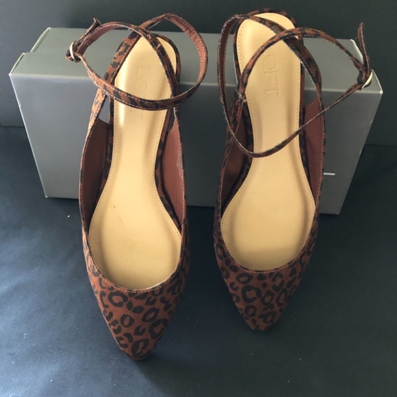 Loft Size 7.5 Leopard Print - Picture 3 of 5